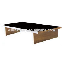 Glass top coffee for office/home/ hotel ,Wooden based table